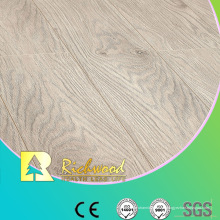 Hogar 12.3mm HDF en relieve roble encerado piso laminado filo